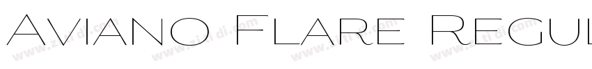 Aviano Flare Regula字体转换